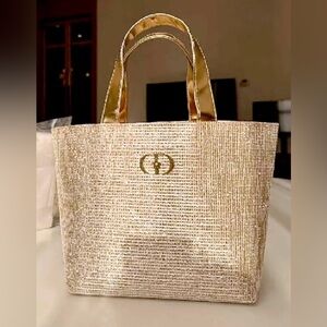 Dior Beauty Shimmering Gold Tote